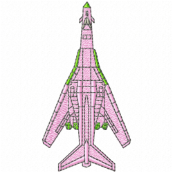 Airplanes Embroidery Design 1